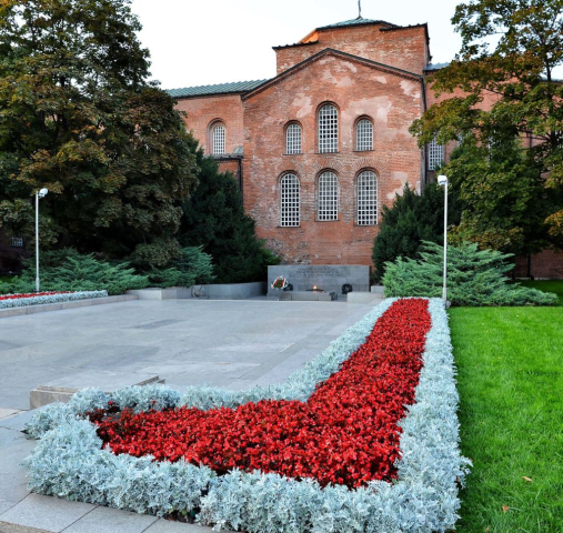 The Monument to the Unknown Warrior in Sofia, Bulgaria
