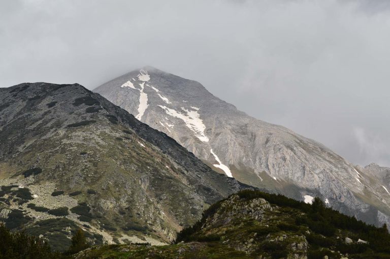 Vihren peak in Pirin mountains Bulgaria