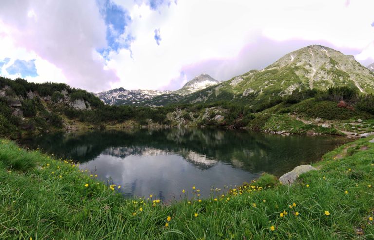 Lake Okoto in Pirin Mountains