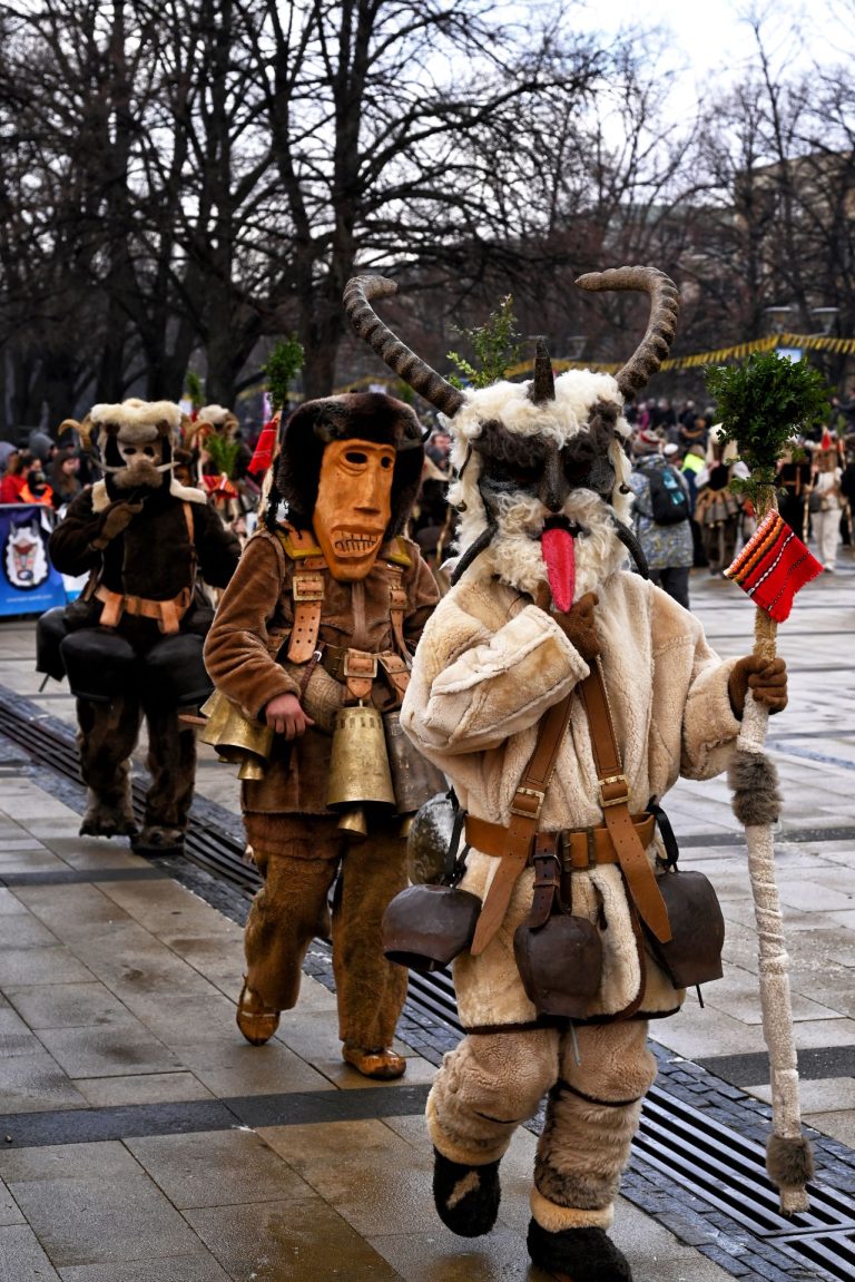 Kukeri masquerade traditions in Bugaria