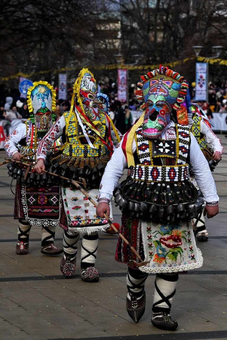 Kukeri at Masquerade Festival in Bulgaria