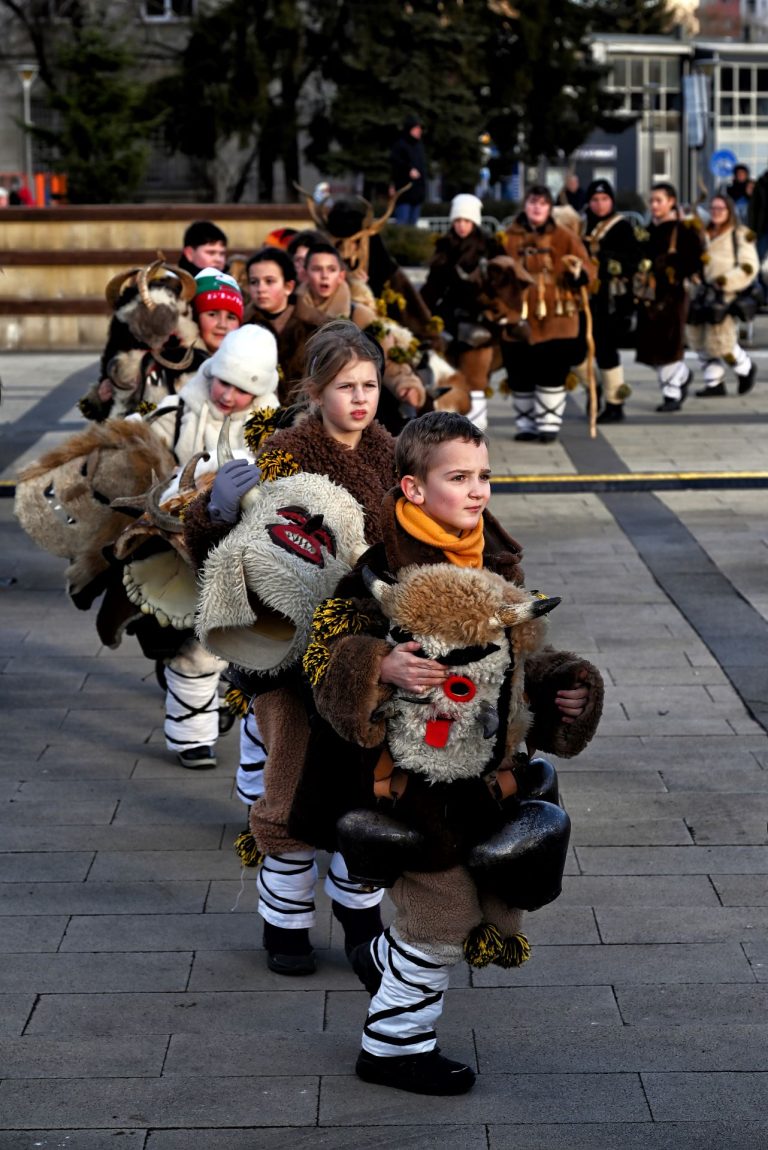 Kids at Surva Festival Bulgaria