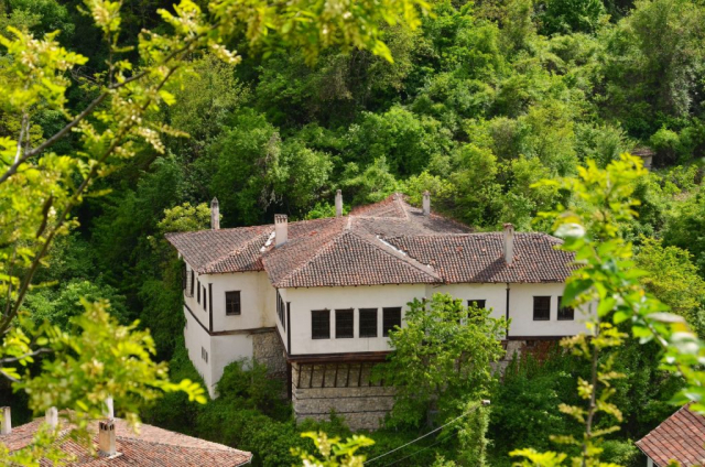 Traditional house in Kovachevitsa village, Bulgaria